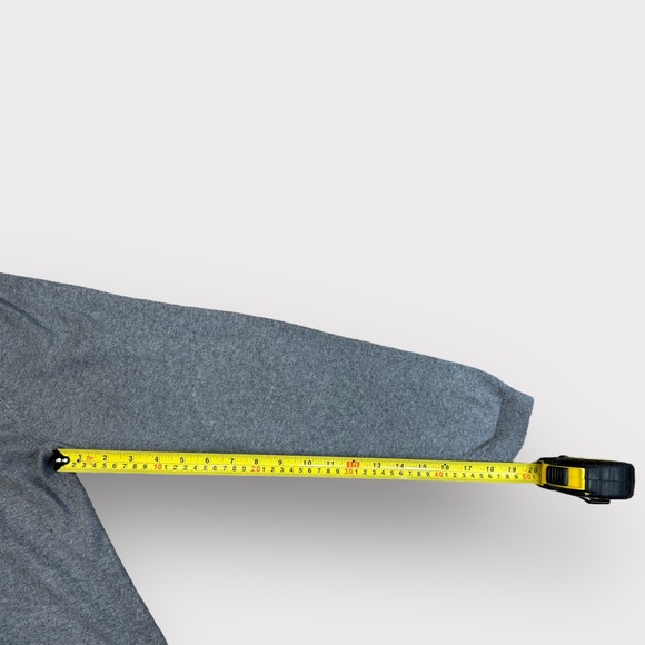 COTTON CASHMERE SWEATER IN LAKE HEATHER - Picture 5 of 6